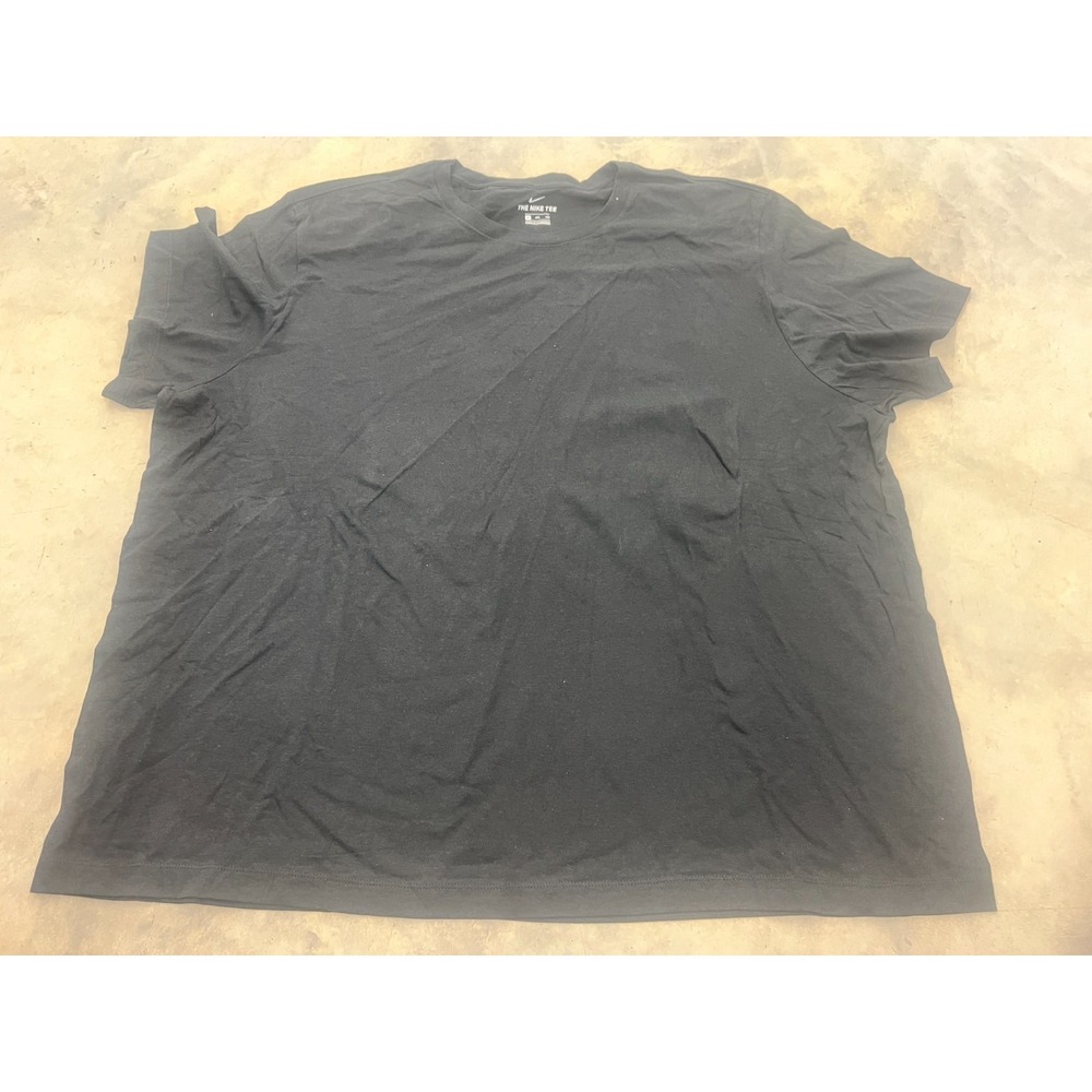 The Nike Tee-Shirt Mens 4XL Black Short Sleeve Athletic Workout‎ Comfort Casual